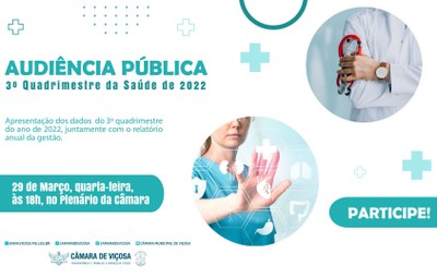 Audiência Pública - Prestação de Contas da Saúde 