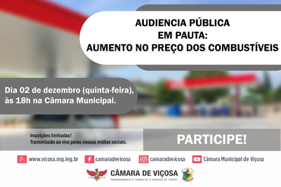 Audiência Pública - Combustíveis