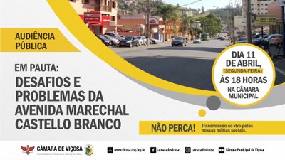 Audiência Pública - Desafios e problemas da Avenida Marechal Castello Branco