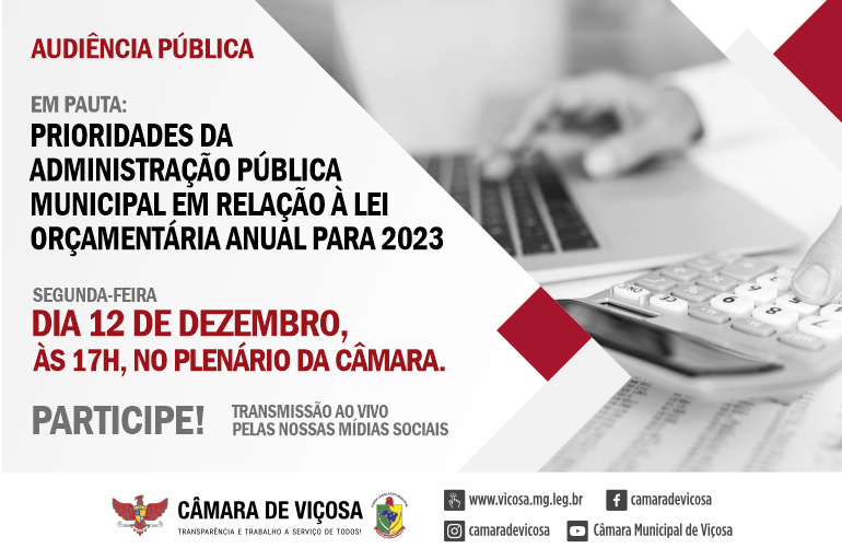 Audiência Pública - Lei Orçamentária 2023