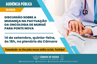 Audiência Pública Oncologia 