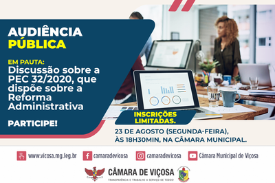 Audiência Pública PEC 32/2020