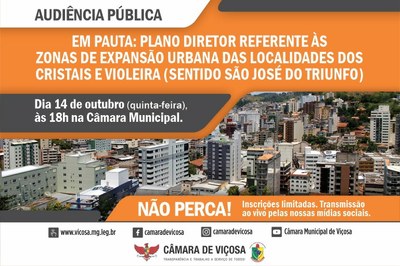 Audiência Pública - Plano Diretor 