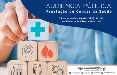 Audiência Pública - Prestação de Contas Saúde
