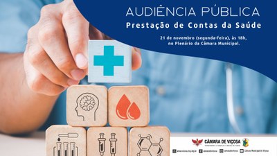 Audiência Pública - Prestação de Contas Saúde