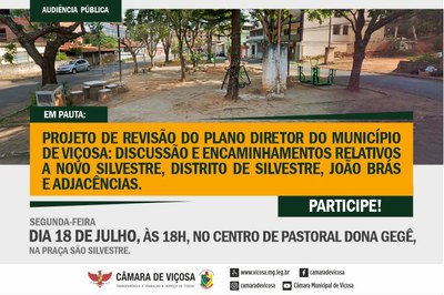 Audiência Pública - Revisão Plano Diretor - Silvestre e Novo Silvestre
