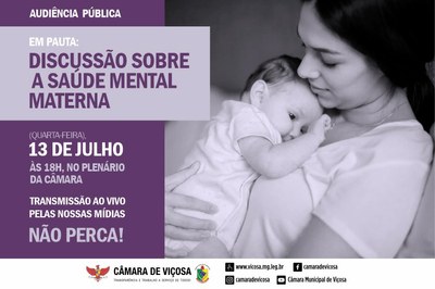 Audiência Pública - Saúde Mental Materna