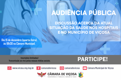 Audiência Pública - Situação da Saúde