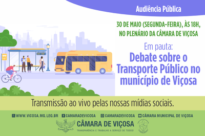 Audiência Pública: Transporte Público em Viçosa 