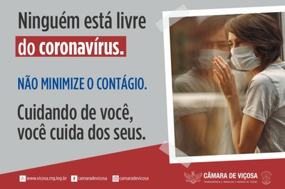 Ninguém está livre do coronavírus