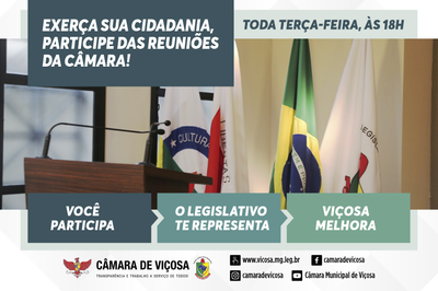 Participe das Nossas Reuniões