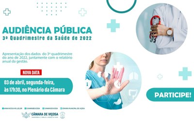 Audiência Púbica - Dados da Saúde