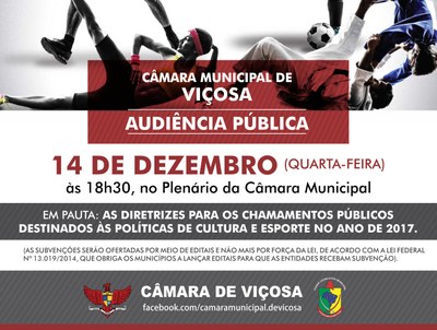 Audiência Pública 14 de dezembro 