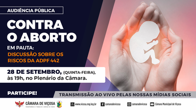 Audiência Pública - Aborto