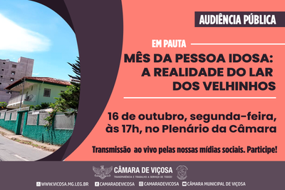 Audiência Pública - Lar dos Velhinhos