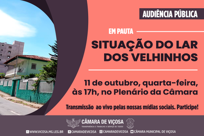 Audiência Pública - Lar dos Velhinhos