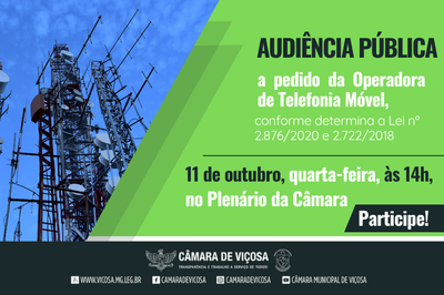 Audiência Pública - Operadora de Telefonia Móvel 