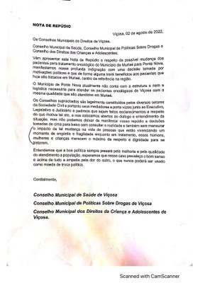 nota de repúdio sérgio 
