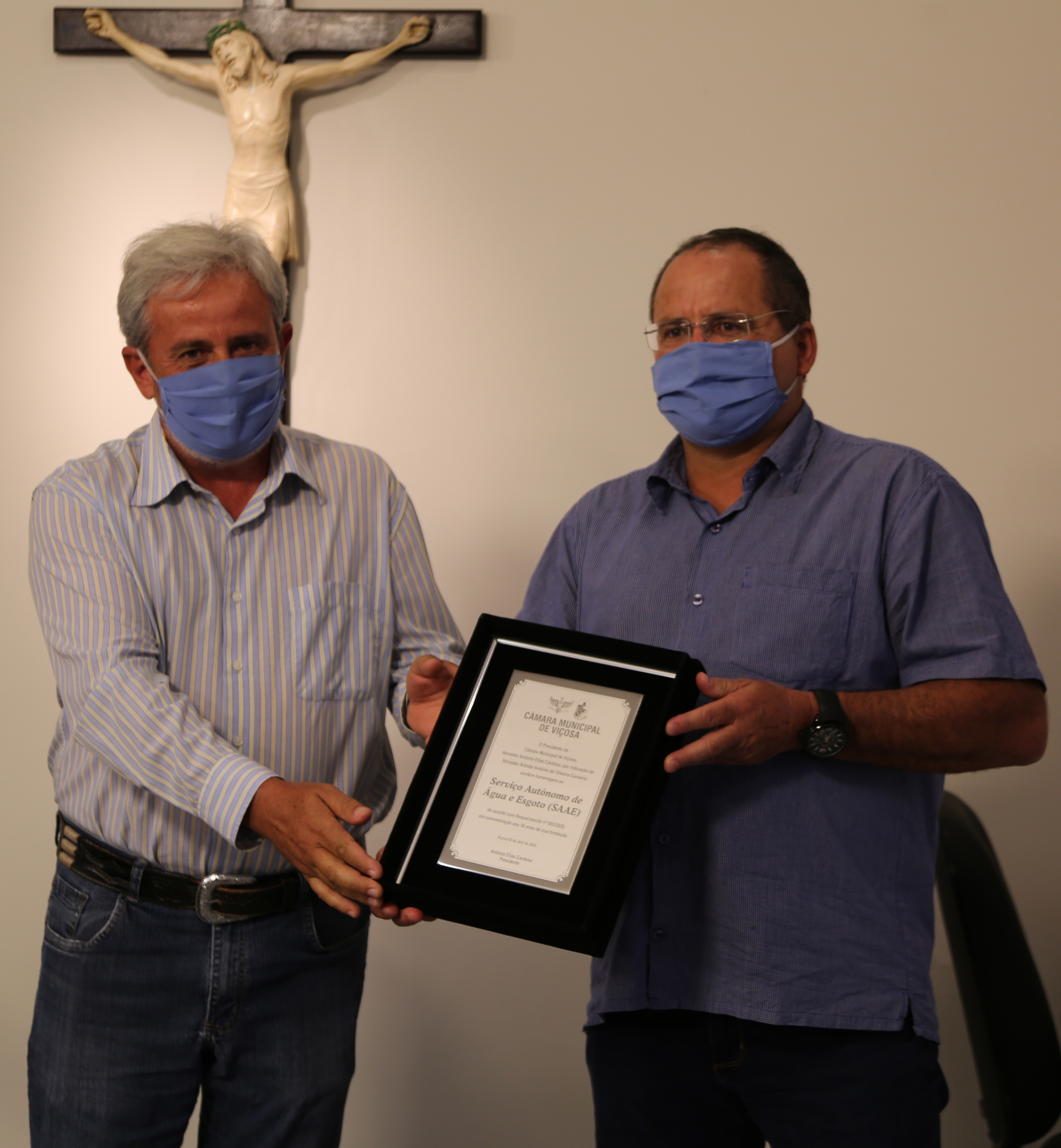 Homenagem ao Serviço Autônomo de Água e Esgoto (SAAE) - 50 anos de fundação