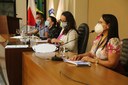 A Câmara Municipal esteve representada pela Controladora Interna, Clarice Ribeiro, e pela Chefe da Seção de Contabilidade, Simone Coelho