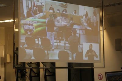 Manifestação durante a fala da Tribuna