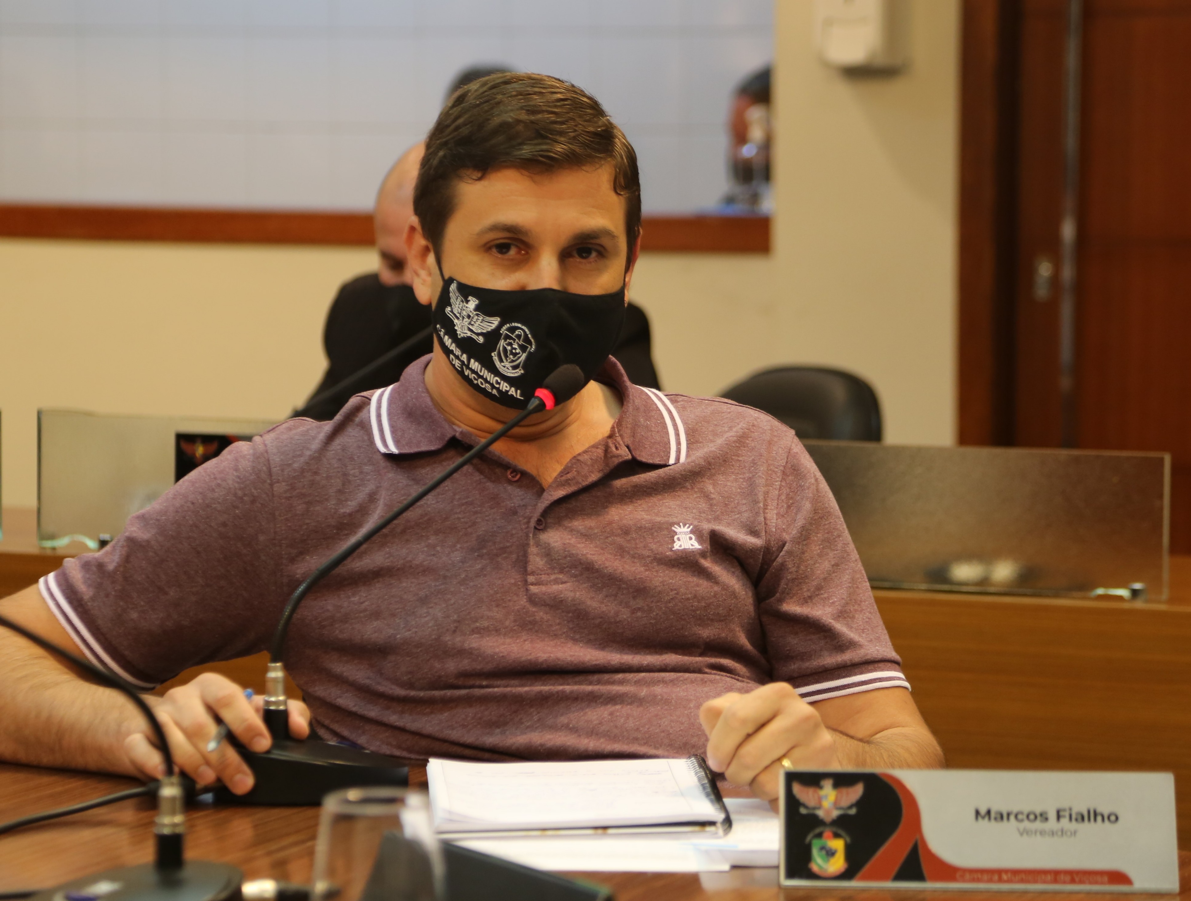 Vereador Marcos Fialho (DEM), Presidente da Comissão de Agronegócio e Meio Ambiente.JPG