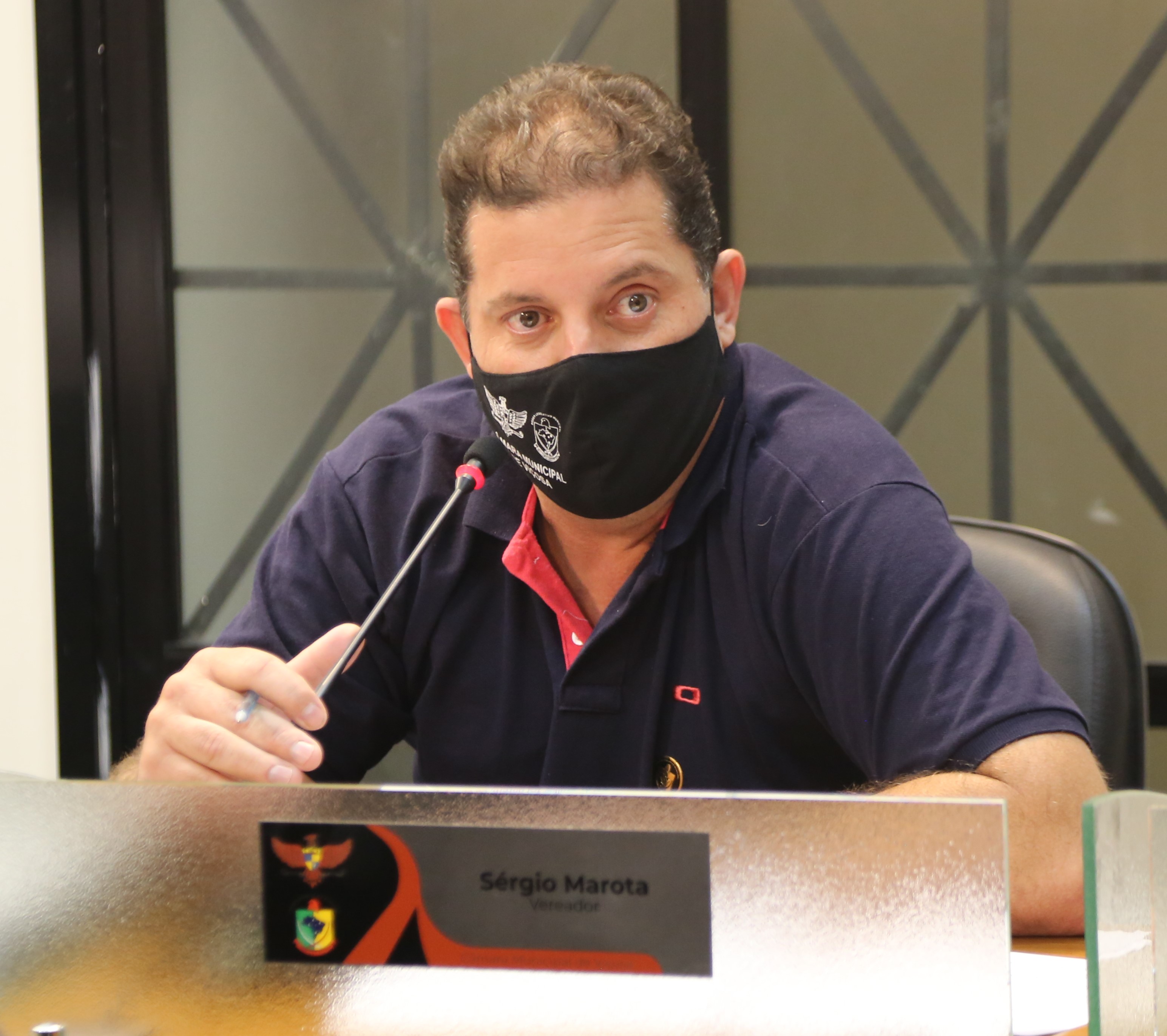 Vereador Sérgio Marota (PSL), Presidente da Comissão de Saúde e Assistência Social