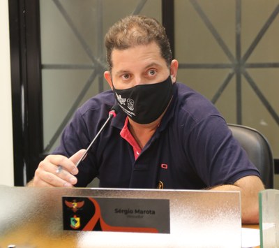 Vereador Sérgio Marota (PSL), Presidente da Comissão de Saúde e Assistência Social