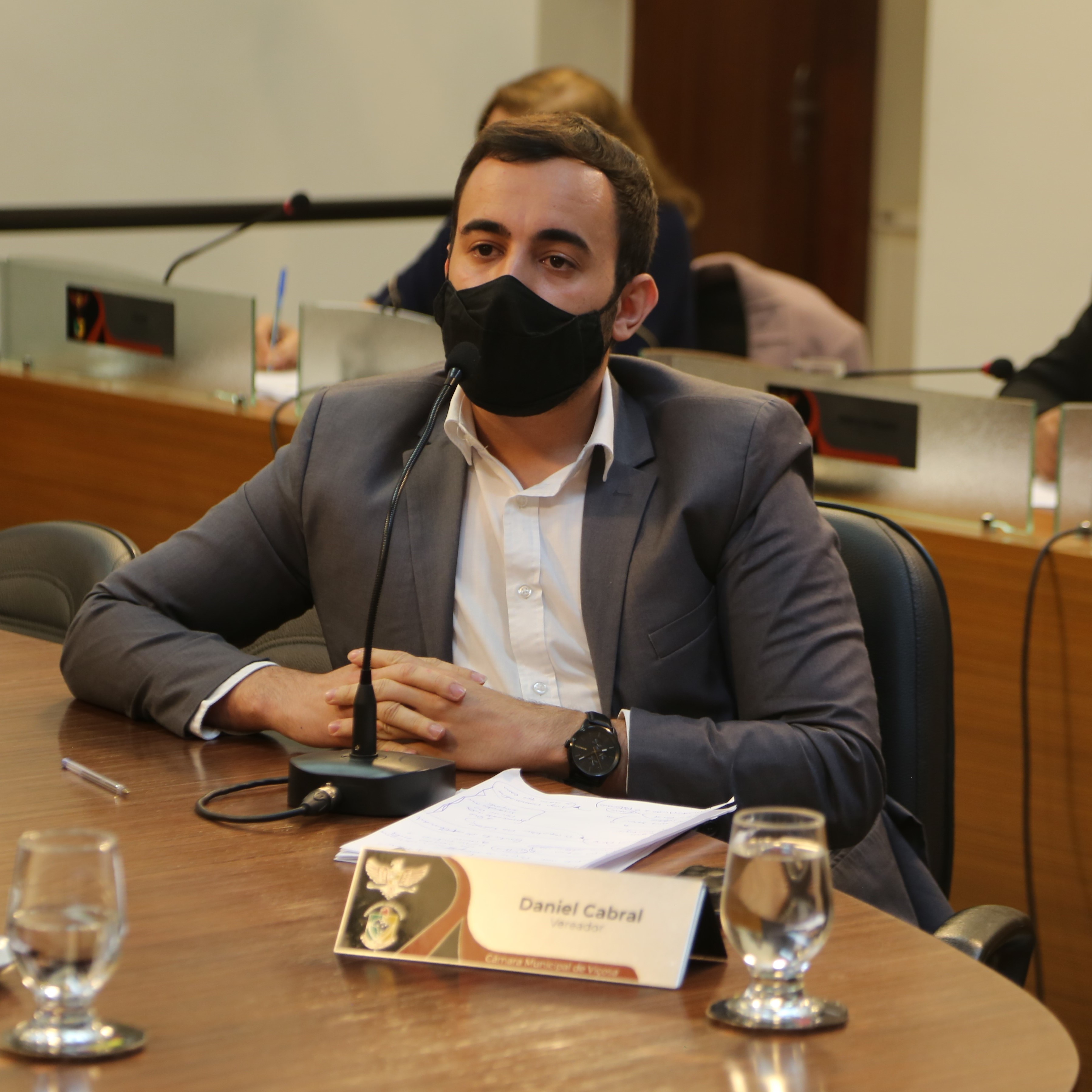 Vereador Daniel Cabral (PCdoB), Presidente da Comissão de Constituição, Justiça e Redação