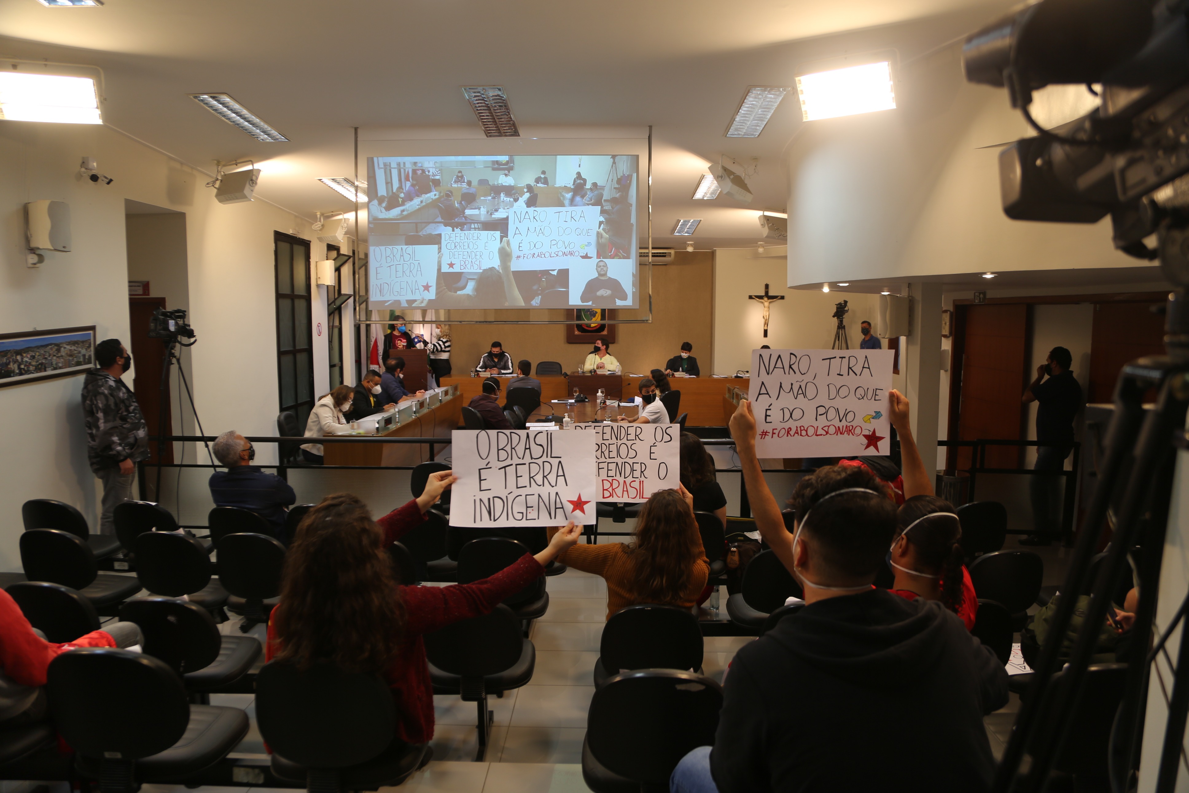 Manifestação popular no Plenário