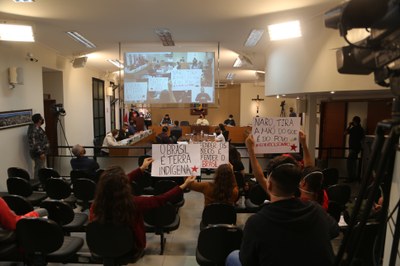 Manifestação popular no Plenário