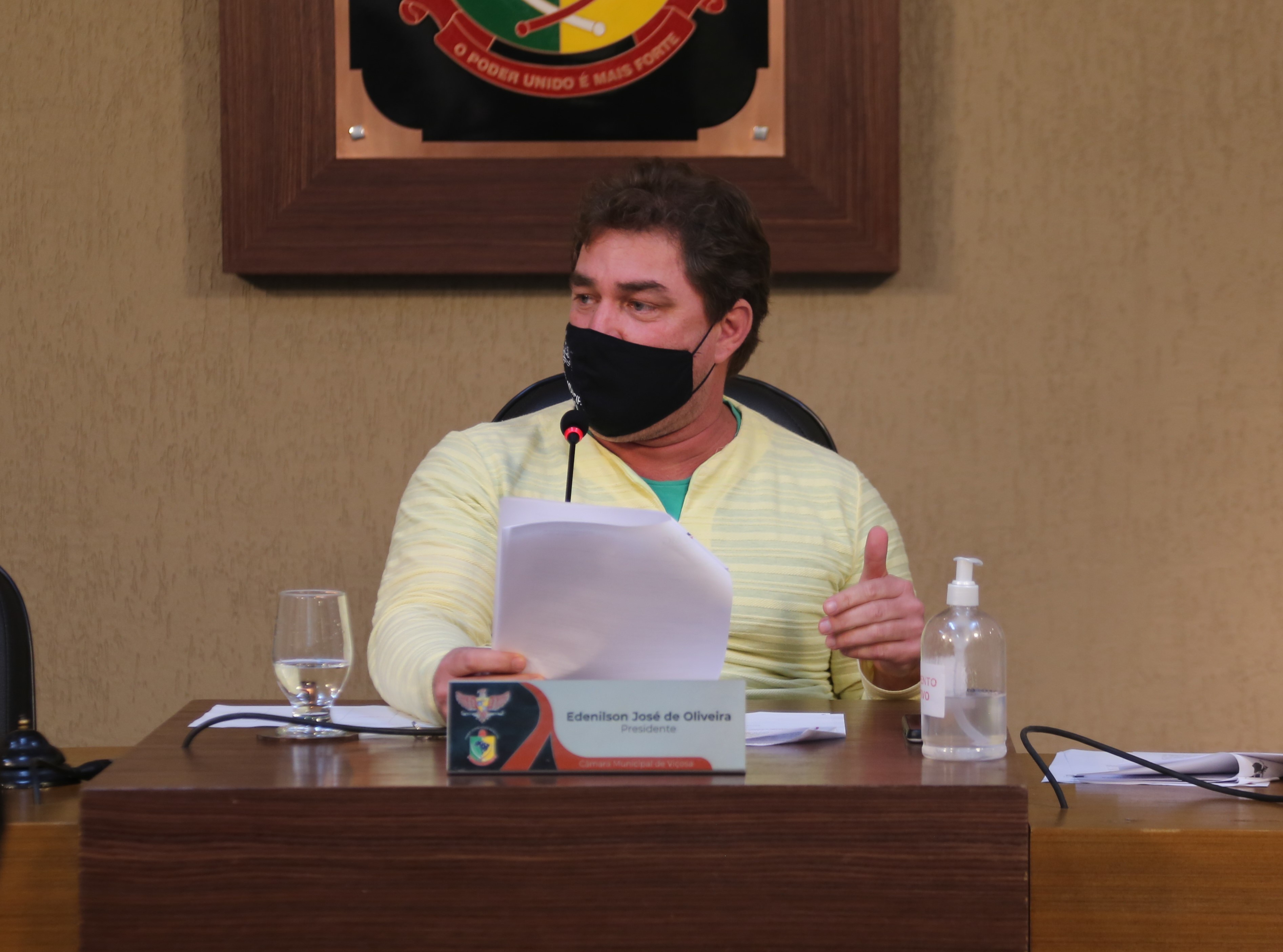 Presidente da Casa, Vereador Edenilson Oliveira (PSD)