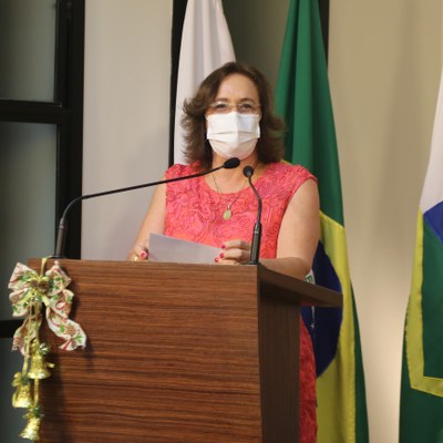 Vereadora Vanja Honorina (PSD), Presidente da Comissão de Abastecimento, Indústria, Comércio e Defesa do Consumidor