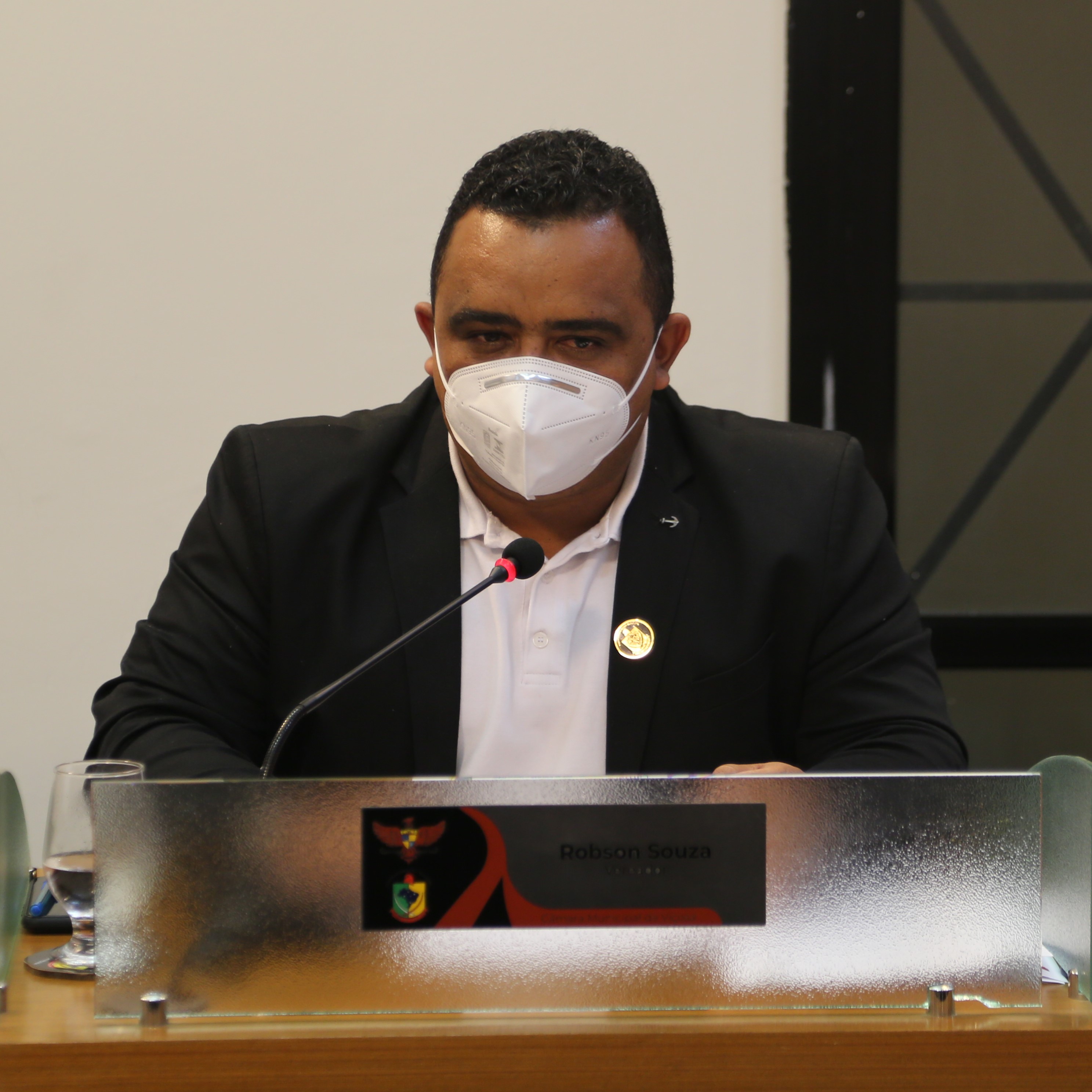 Vereador Robson Souza (Cidadania), Presidente da Comissão de Direitos Humanos, Cidadania, Prevenção e Segurança Pública