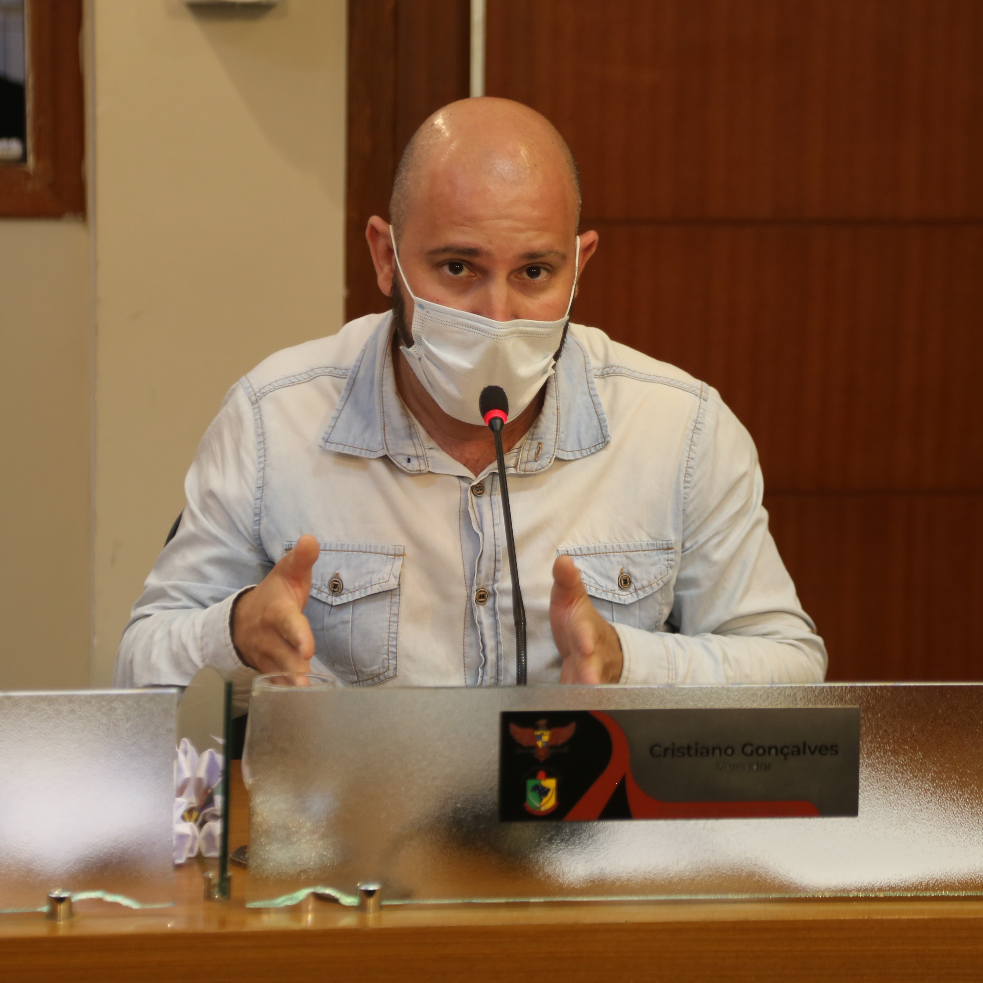 Vereador Cristiano Gonçalves (Cristiano Moto Link) (Solidariedade), Presidente da Comissão de Trânsito e Mobilidade Urbana