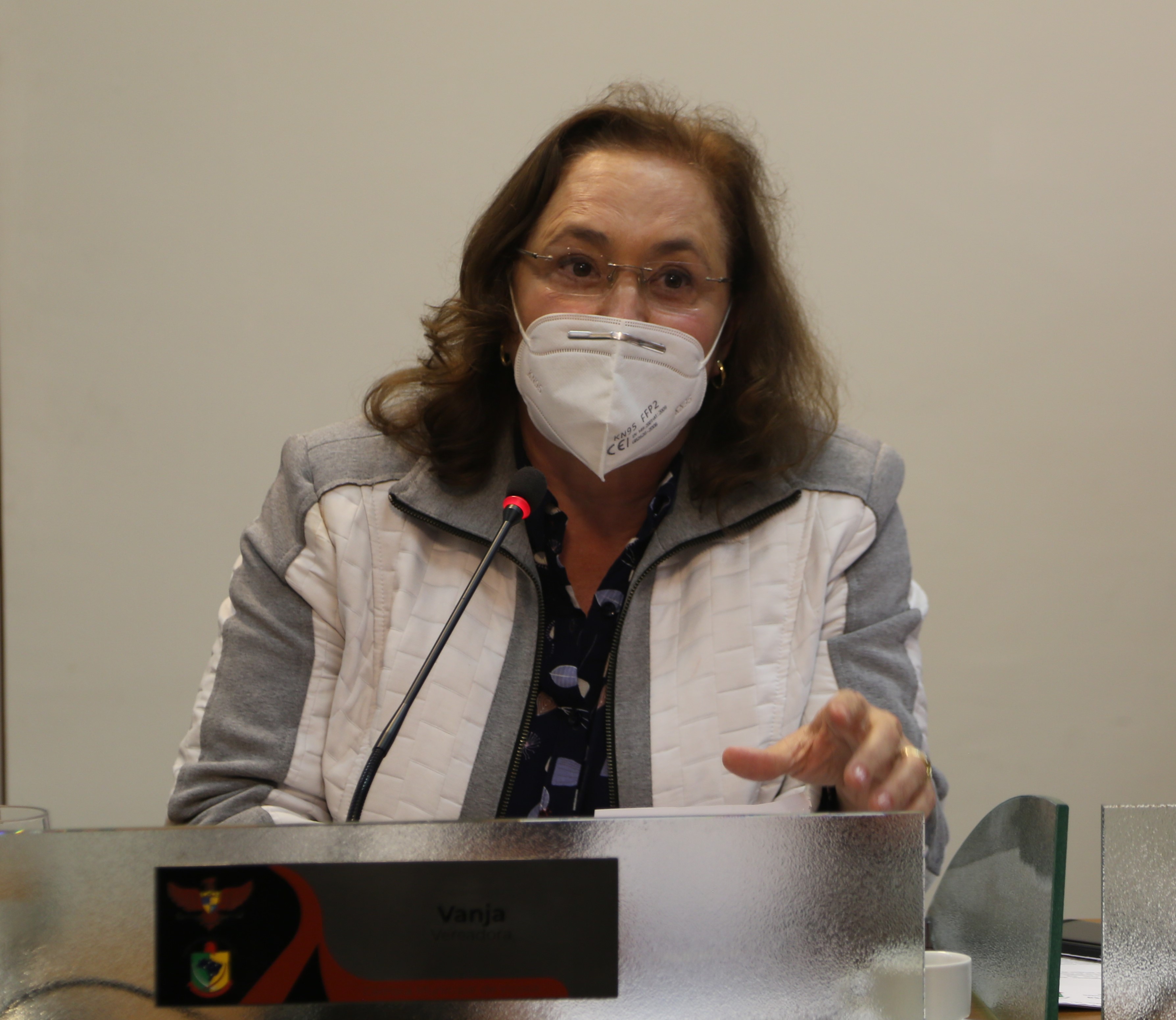 Vereadora Vanja Honorina (PSD), Presidente da Comissão de Abastecimento, Indústria, Comércio e Defesa do Consumidor.JPG