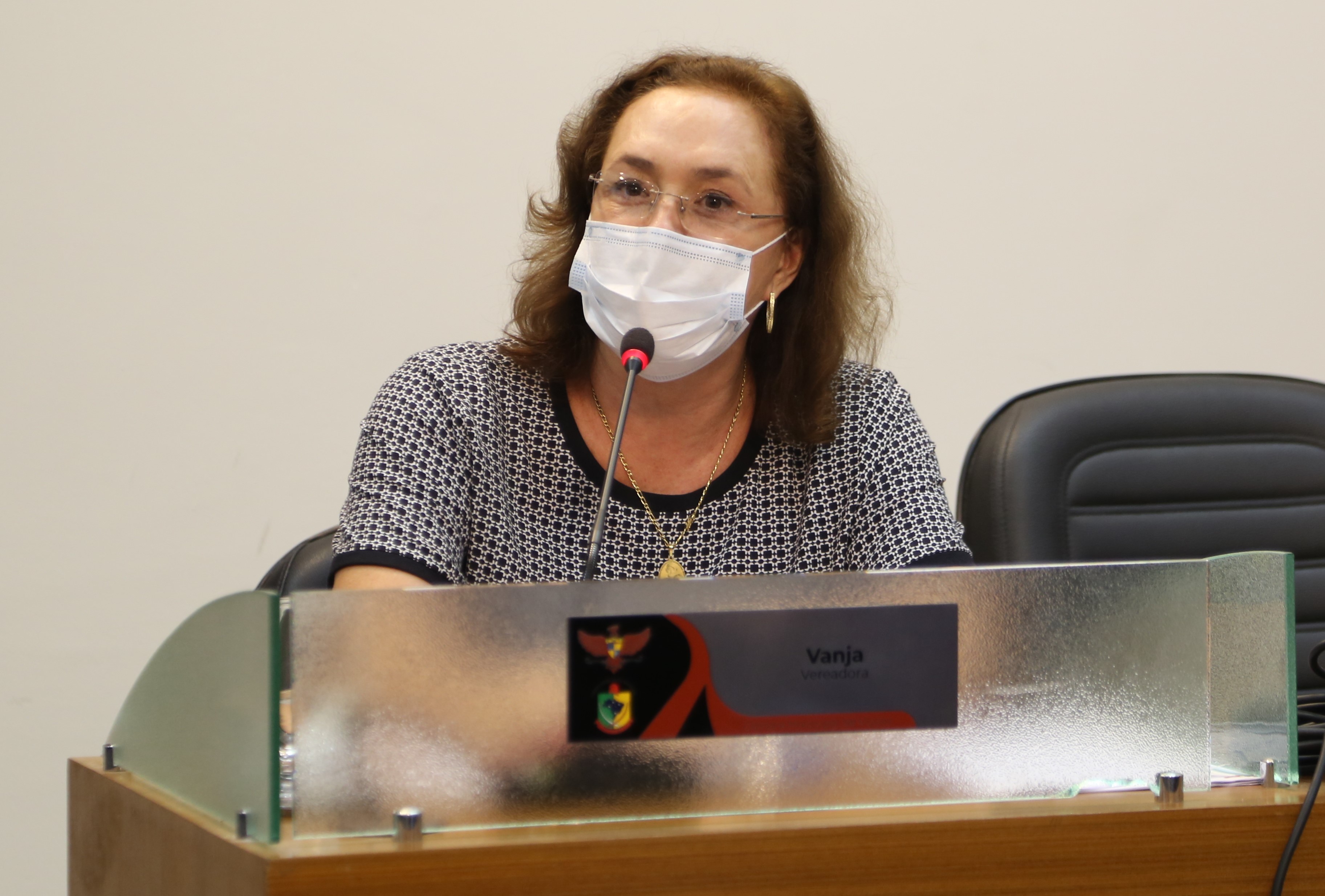 Vereadora Vanja Honorina (PSD), Presidente da Comissão de Abastecimento, Indústria, Comércio e Defesa do Consumidor