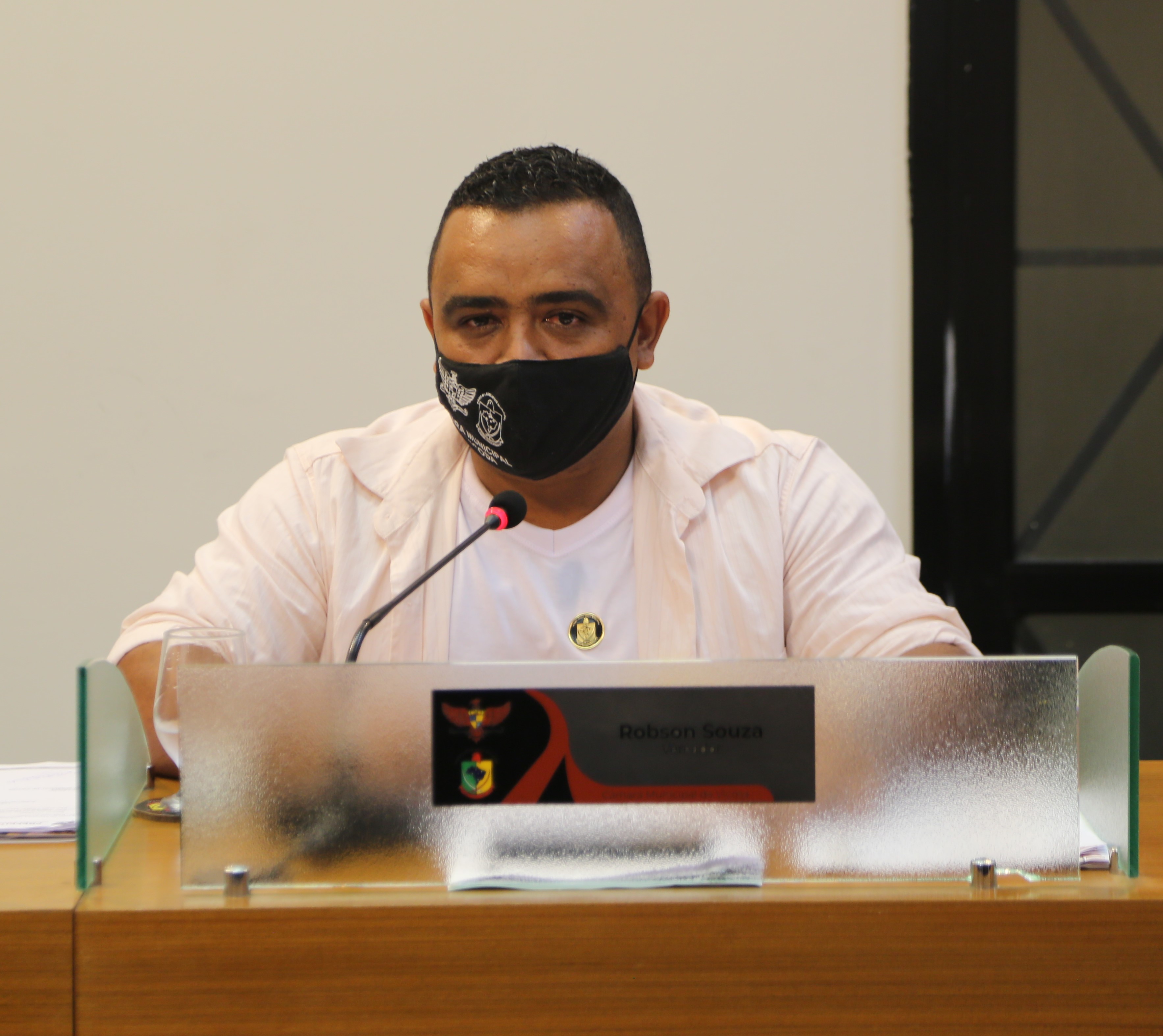 Vereador Robson Souza (Cidadania), Presidente da Comissão de Direitos Humanos, Cidadania, Prevenção e Segurança Pública.JPG
