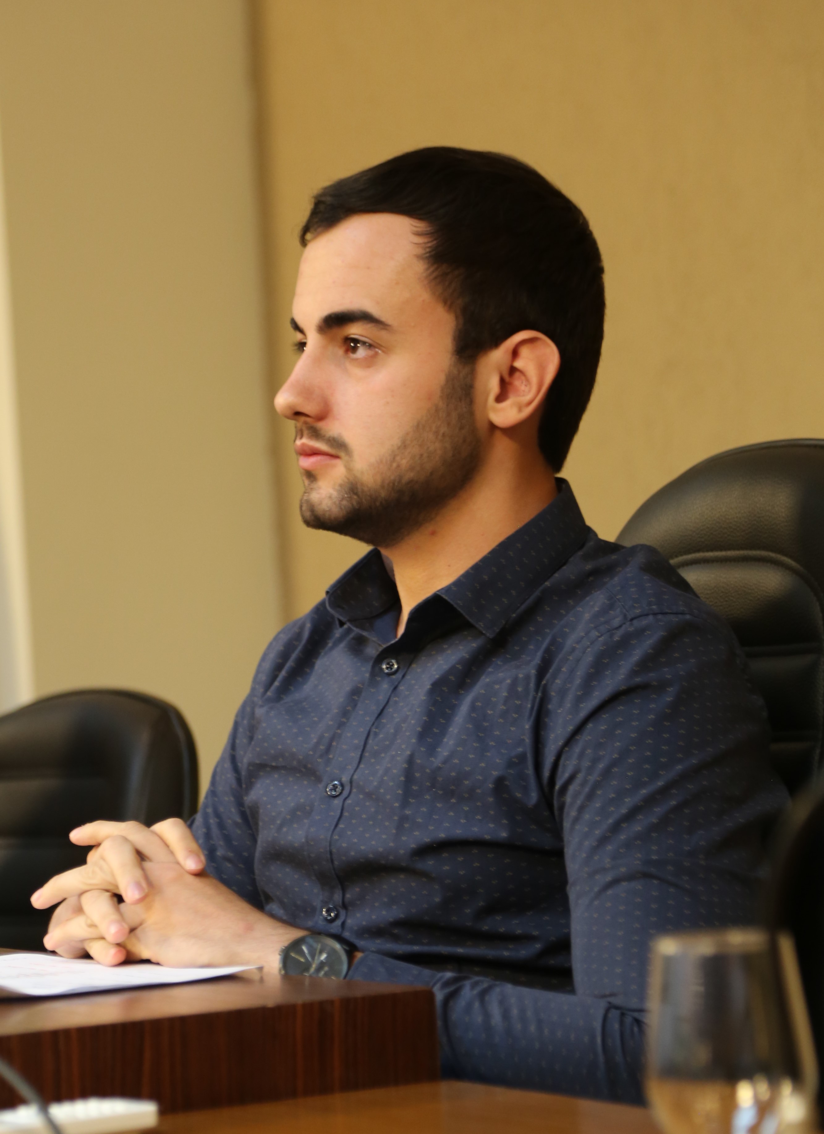 Vereador Daniel Cabral (PCdoB), Presidente da Comissão de Constituição, Justiça e Redação