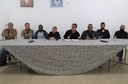 Mesa Diretora estiveram (foto da esquerda para direita) os membros que compõem a Comissão de Revisão do Plano Diretor, o Empreendedor Rodrigo Bicalho, o Professor da Universidade Federal de Viçosa (UFV), André Luís Faria, o Vereador Bartomélio Martins (Professor Bartô) (PT) e a Vereadora Marly Coelho (PSC), ambos membros da comissão de revisão do Plano Diretor, o Vereador Robson Souza (Cidadania) morador do distrito de São José do Triunfo, o Diretor do Geoprocessamento, Planejamento e Meio Ambiente do Município de Viçosa - GEOPLAM, Douglas Ferreira Silva e o Professor da Universidade Federal de Viçosa Antônio Cleber (Tibiriçá).
