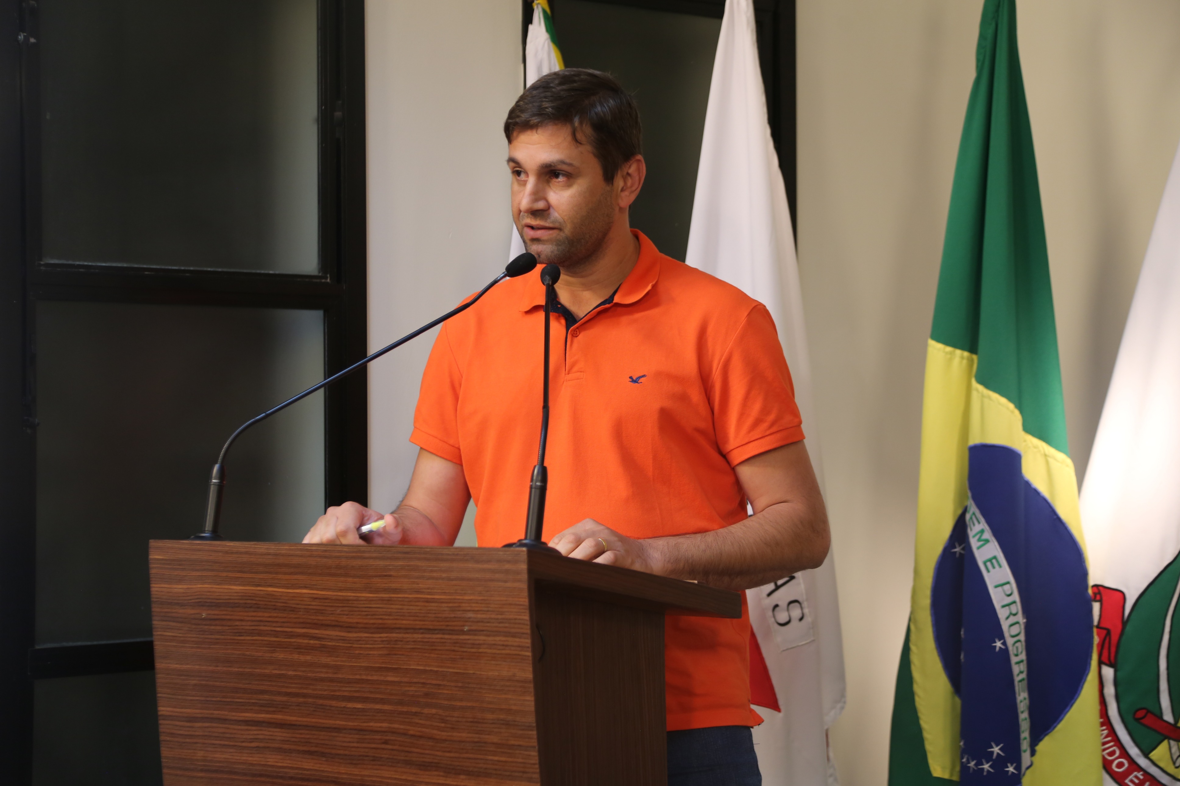 Vereador Marcos Fialho (sem partido), Presidente da Comissão de Agronegócio e Meio Ambiente