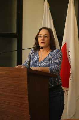 Vereadora Vanja Honorina (PSD), Presidente da Comissão de Abastecimento, Indústria, Comércio e Defesa do Consumidor