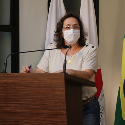 Vereadora Vanja Honorina (PSD), Presidente da Comissão de Abastecimento, Indústria, Comércio e Defesa do Consumidor