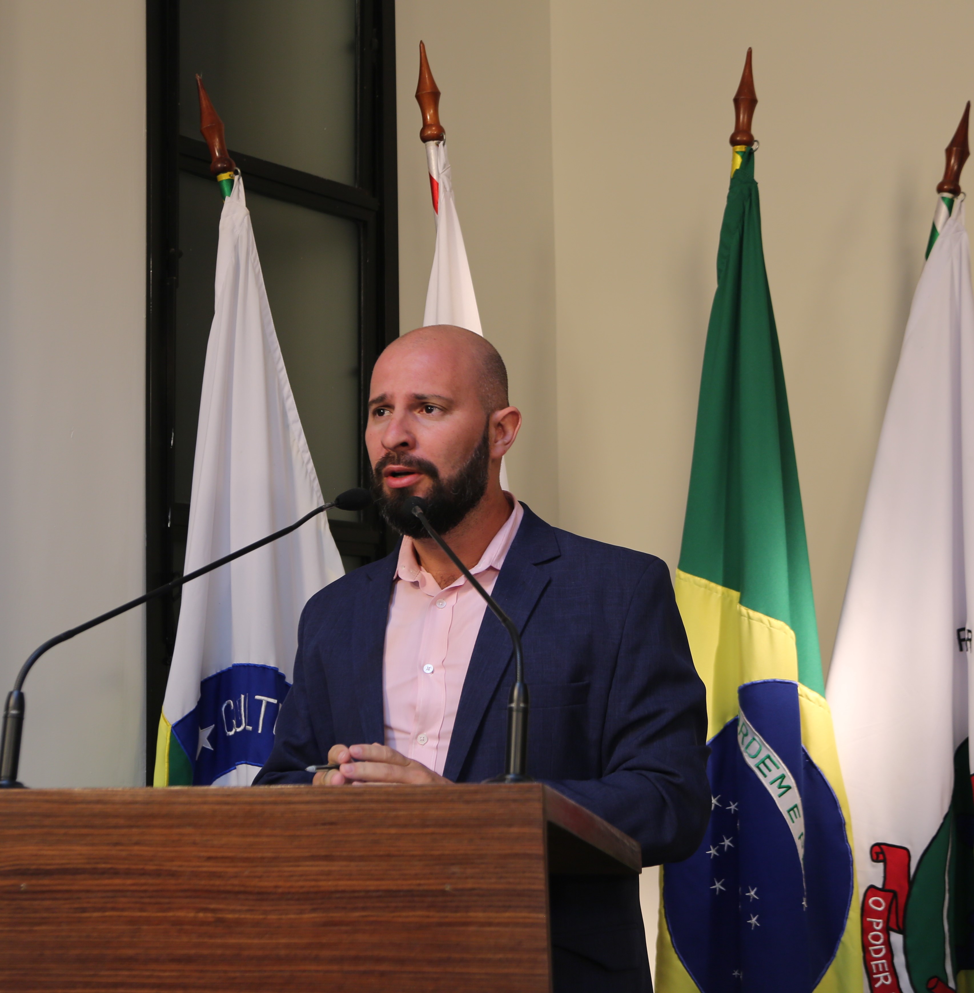 Vereador Cristiano Gonçalves (Moto Link) (SOLIDARIEDADE), Presidente da Comissão de Trânsito e Mobilidade Urbana