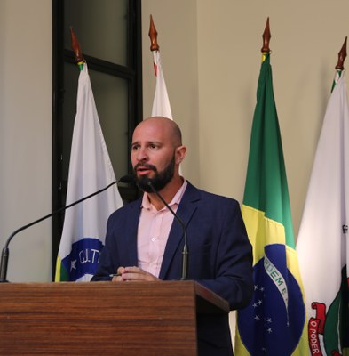 Vereador Cristiano Gonçalves (Moto Link) (SOLIDARIEDADE), Presidente da Comissão de Trânsito e Mobilidade Urbana