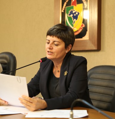 Vereadora Marly Coelho (PSC), Secretária da Mesa Diretora