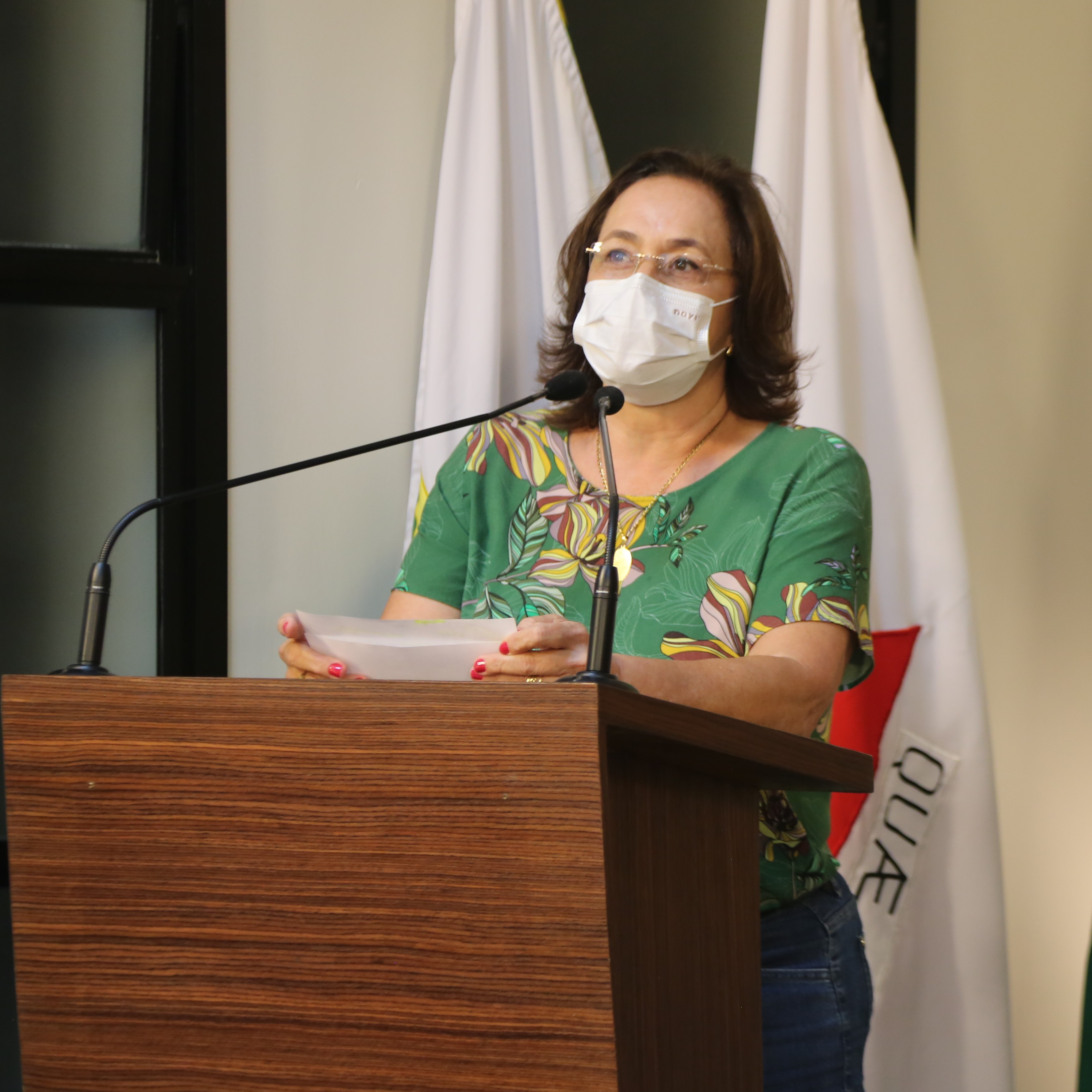 Vereadora Vanja Honorina (PSD), Presidente da Comissão de Abastecimento, Indústria, Comércio e Defesa do Consumidor