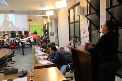 Manifestação no Plenário durante o uso da Tribuna Livre