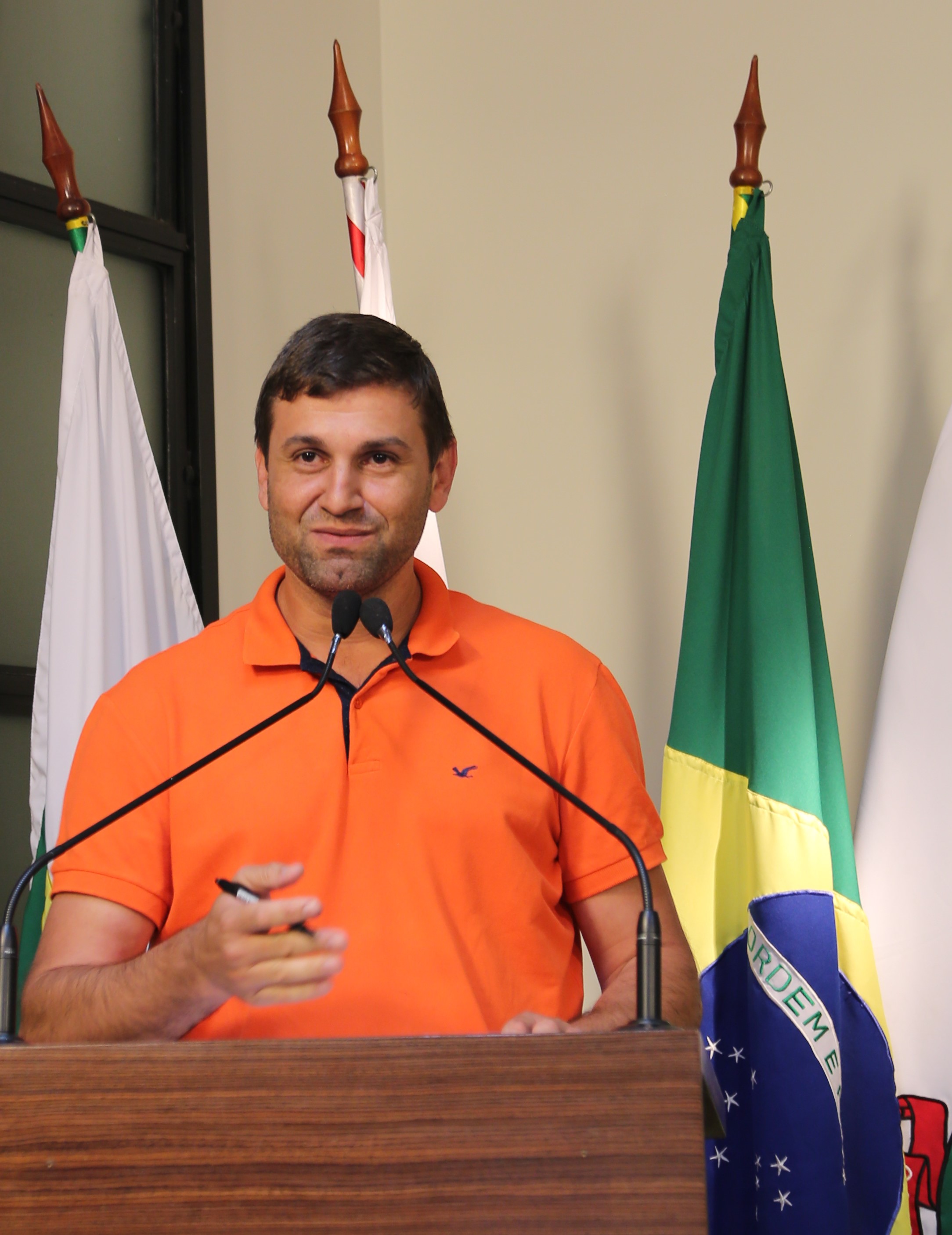 Vereador Marcos Fialho (sem partido), Presidente da Comissão de Agronegócio e Meio Ambiente.