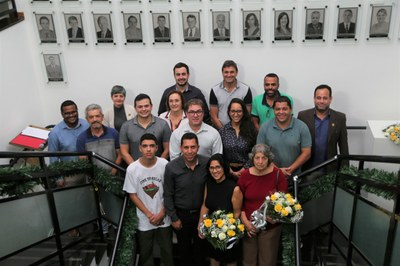 Inauguração da foto do Ex-Presidente da Câmara, Antônio Elias Cardoso, na galeria dos ex-presidentes.